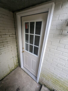 Door Replacement 04: Exterior view of newly installed door.